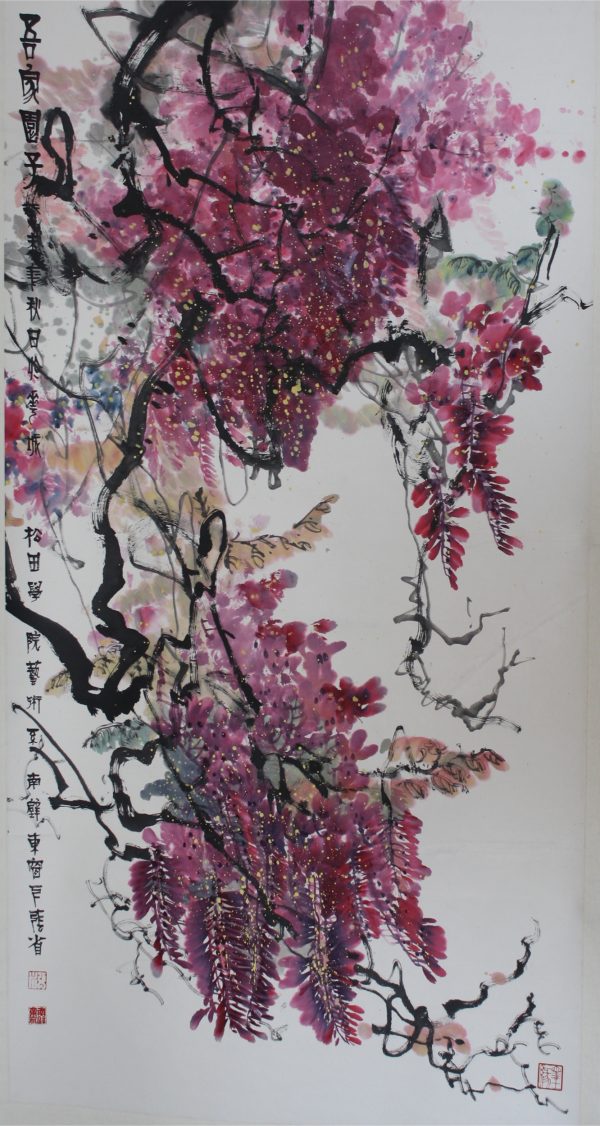 ZX_CFA021_C_My Garden_吾家园子_$18000_178x93cm_Chinese ink on rice paper ZX_CFA021_C_My Garden_吾家园子_$18000_178x93cm_Chinese ink on rice paper