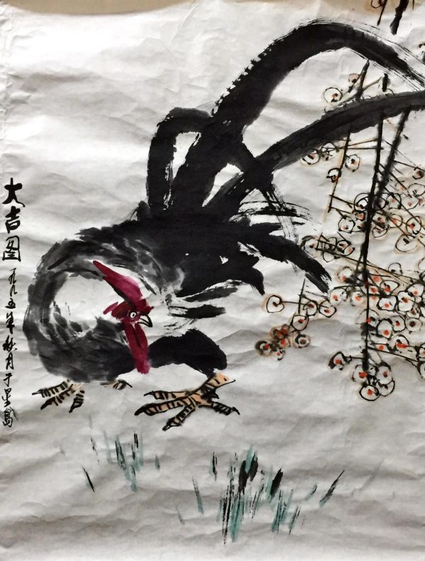 ZYK_CA018_C_大吉图_87x69cm_$8800_Chinese ink on rice paper