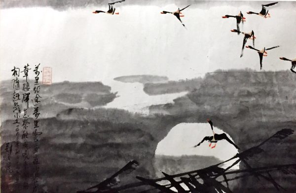 ZYK_CL023_C_万里征途_68x99cm_$12000_Chinese ink on rice paper