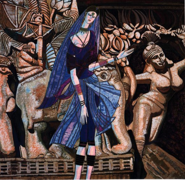 DSG_SR009_USA_Golden Age India_黄金时代_XCIV-CL_86x83.5cm_$12000_Serigraph on Korean rice paper