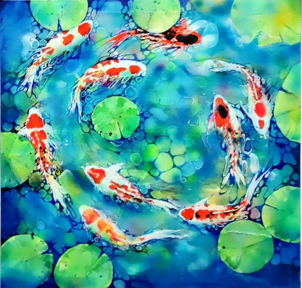 NWL_F001_M_Perfect Dance_92x92cm_$4500_Acrylic on canvas