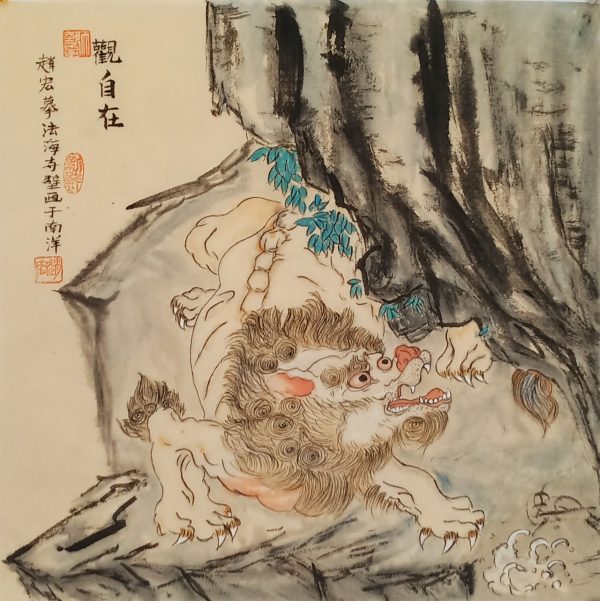 ZH_CL002_S_160012_34cm x 34cm_$1000_Chinese ink on rice paper ZH_CL002_S_160012_34cm x 34cm_$1000_Chinese ink on rice paper