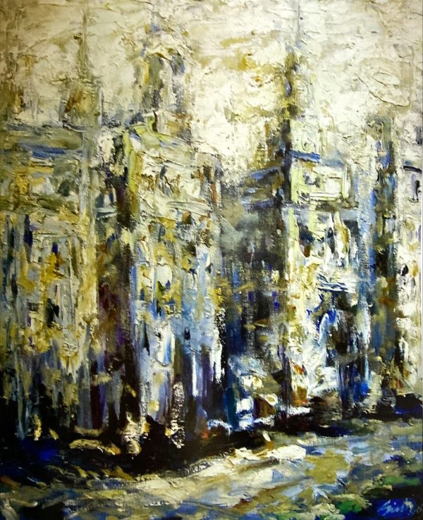 SYD_L011_C_The Bund of Matutinal_外滩的早晨_60x50cm_$3800_Oil on canvas SYD_L011_C_The Bund of Matutinal_外滩的早晨_60x50cm_$3800_Oil on canvas