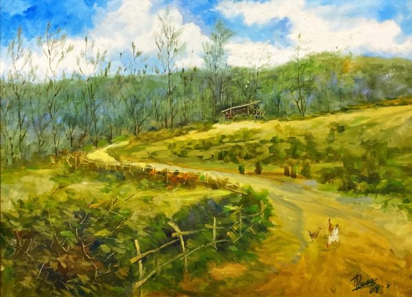 SYD_L018_C_Painting Series-Lanscape_写生系列-风景_戈的村_60x80cm_$4600_Oil on canvas