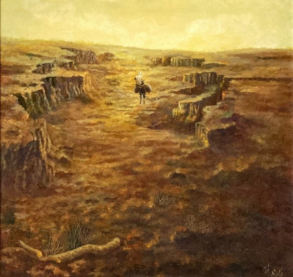 SYD_P010_C_Looking for the origin hope_寻源_希望_60x65cm_$4300_Oil on canvas