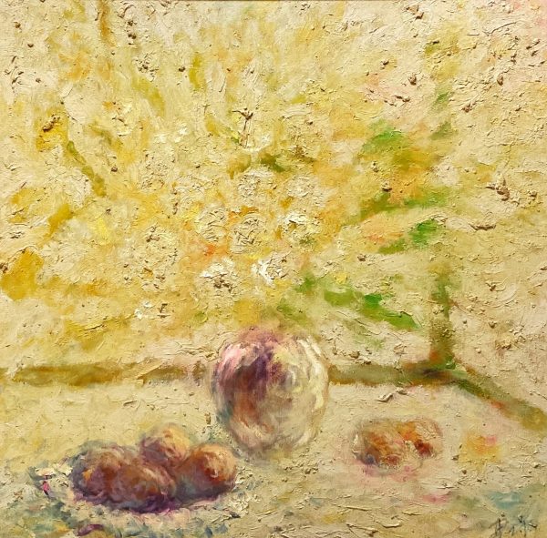 SYD_SL015_C_Still Life_花卉静物_70x70cm_$5000_Oil on canvas