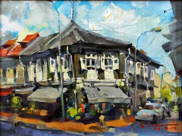 WF_SS006_S_Little India_小印度_19x24.5cm_$980_Oil on canvas