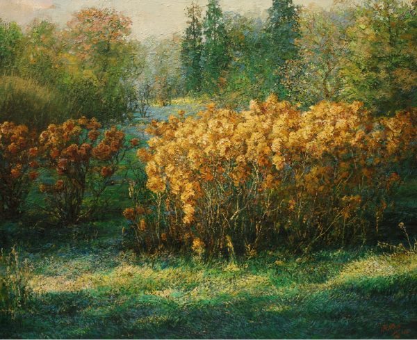 CFH_L004_C_Golden Blossom_金花_60x80cm_$5300_Oil on canvas