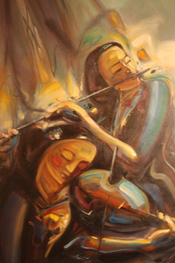 LAC_M001_M_The Rhythm Series Conservation 1_节奏序列守恒 1_ 122x61cm_$5600_Oil on canvas