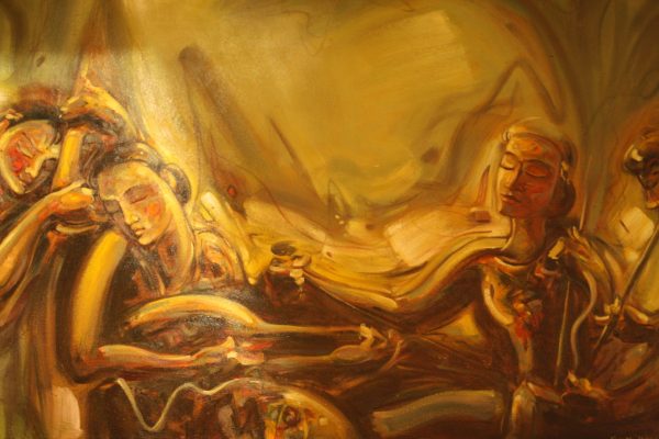 LAC_M002_M_The Rhythm Series Conservation 2_节奏序列守恒 2_89x138cm_$8800_Oil on canvas