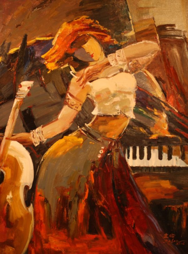 ZDL_M003_C_Music & Dance_舞曲_120x90cm_$12000_Oil on canvas ZDL_M003_C_Music & Dance_舞曲_120x90cm_$12000_Oil on canvas