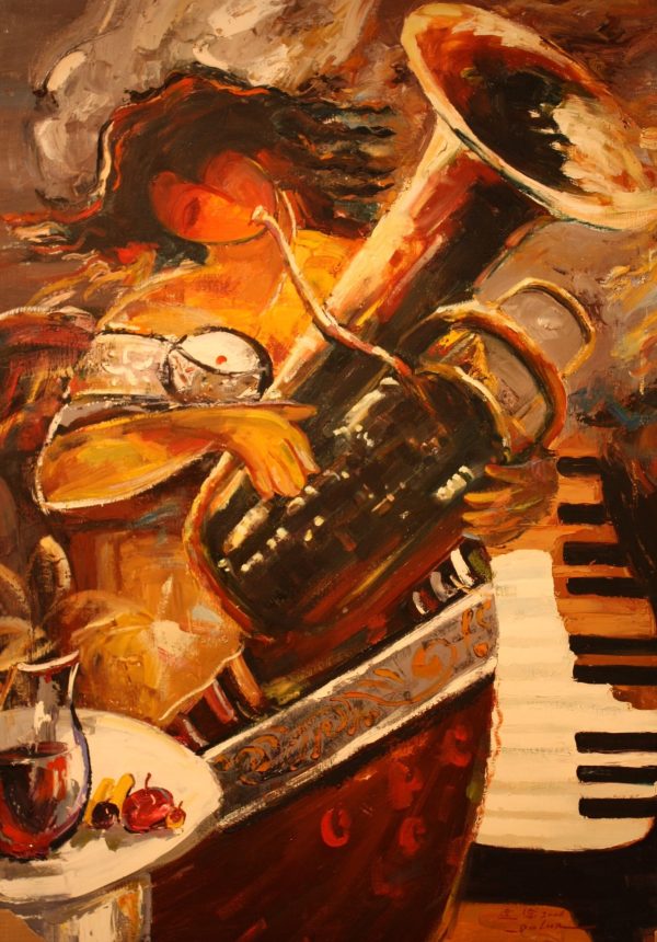 ZDL_M022_C_Strong Musical_宏偉之聲_120x90cm_$9800_Oil on canvas