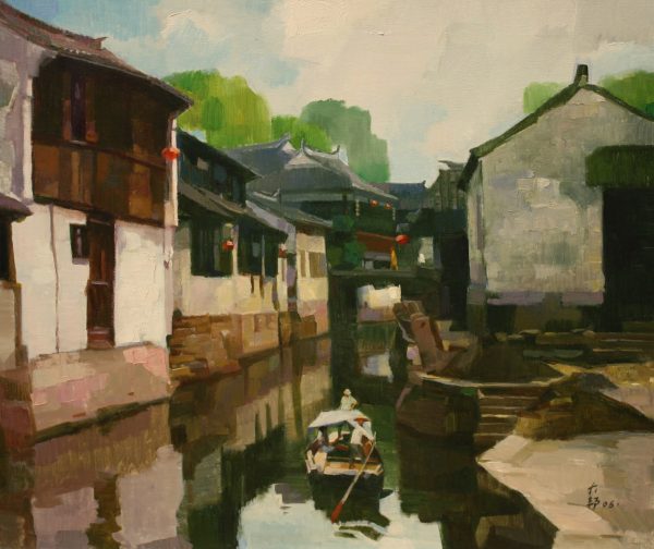 WDB_W008_C_A Calm Day_宁静的一日_50x60cm_$1600_Oil on canvas