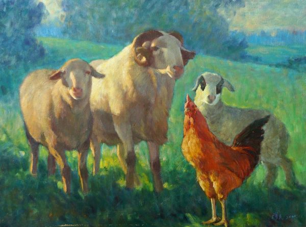 GYM_A013_C_Harmony_和睦_50x65cm_$3300_Oil on canvas