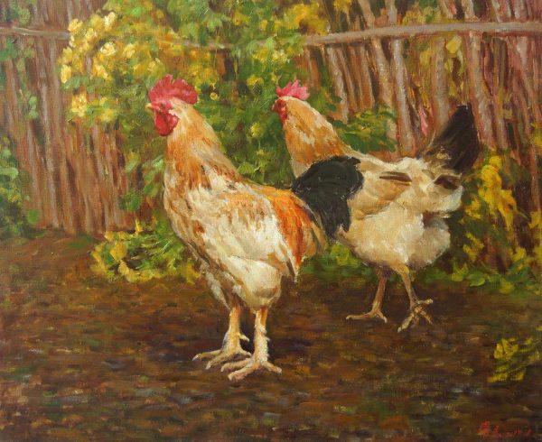 GYM_B003_C_Inseparable_形影不离_$5800_60x73cm_Oil on canvas