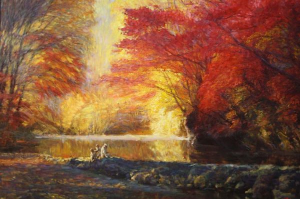 GYM_L016_C_Autumn_醉秋_$15000_110x140cm_Oil on canvas