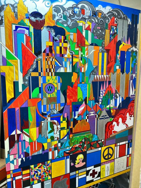 LJ_L006_S_Carpe diem no 5_152x122cm_$9300_Acrylic-Collage on paper