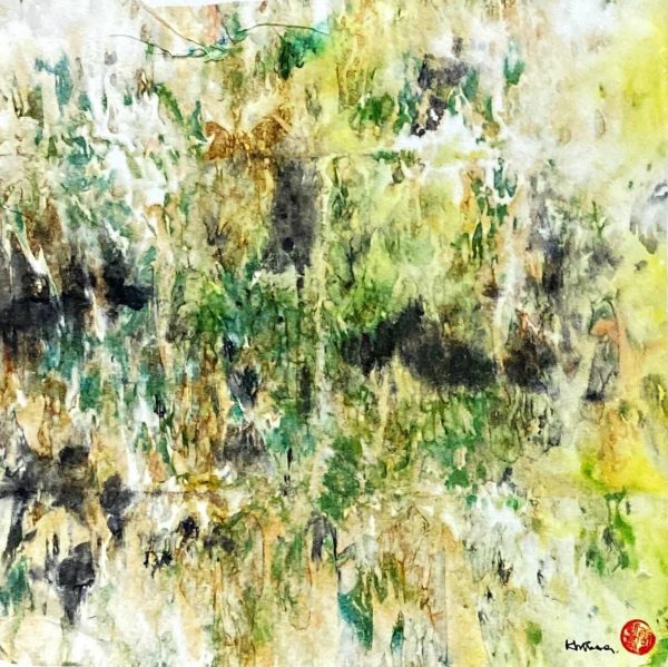 TKH_AA005_S_Autumn Scenery_秋色_1990_31x31cm_$1600_Acylic on paper