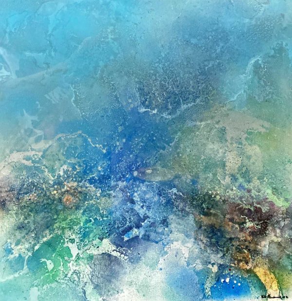 TKH_AA007_S_Galaxy_星空系列_8076_52x52cm_$2800_Acylic on paper_with frame