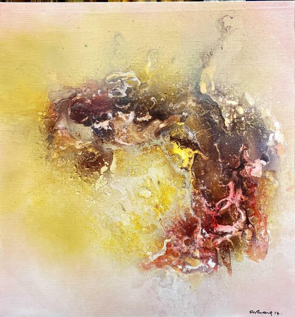 TKH_AA012_S_Galaxy_星空系列_48x46cm_$3600_Acylic on paper_with frame