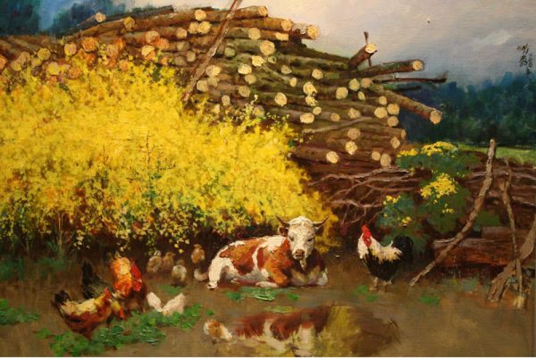 XPS_A008_C_Harmonious_和谐_65x80cm_$5200_Oil on canvas