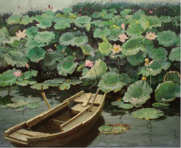 XPS_FA004_C_Breeze_微风_65x80cm_$5200_Oil on canvas