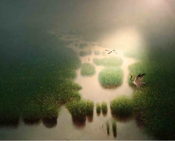 GSQ_L043_C_SMarshland_沼泽地_130x160cm_$12000_Oil on canvas GSQ_L043_C_SMarshland_沼泽地_130x160cm_$12000_Oil on canvas