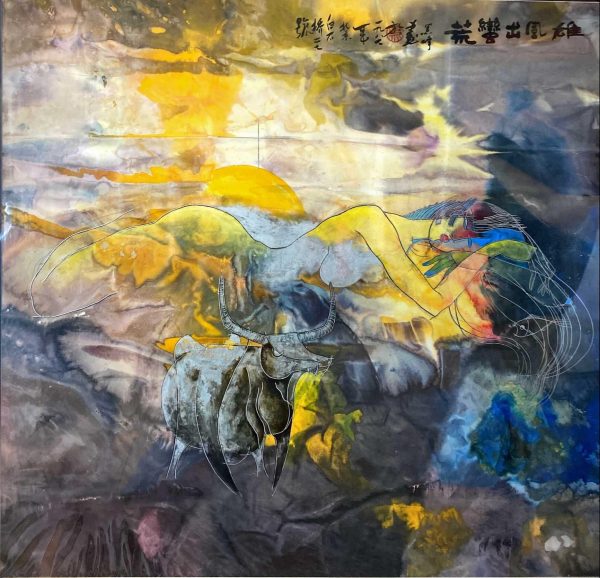 HF_AA003_USA_雄风出蛮荒_123x121_$8000_Mixed Media on paper