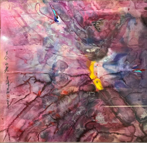 HF_AA006_USA_生命的光_123x121_$8000_Mixed Media on paper