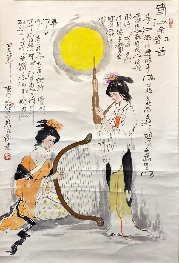 JRY_CPS004_C_春江余韵图_102x68cm_$10000_Chinese ink on rice paper