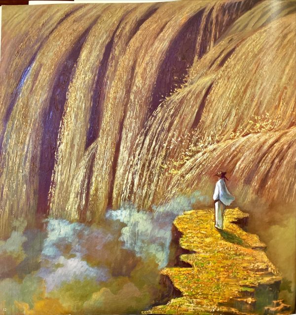 JRY_L005_C_Yellow River_黄河之水天上来_100x100cm_$18000_Oil on canvas JRY_L005_C_Yellow River_黄河之水天上来_100x100cm_$18000_Oil on canvas