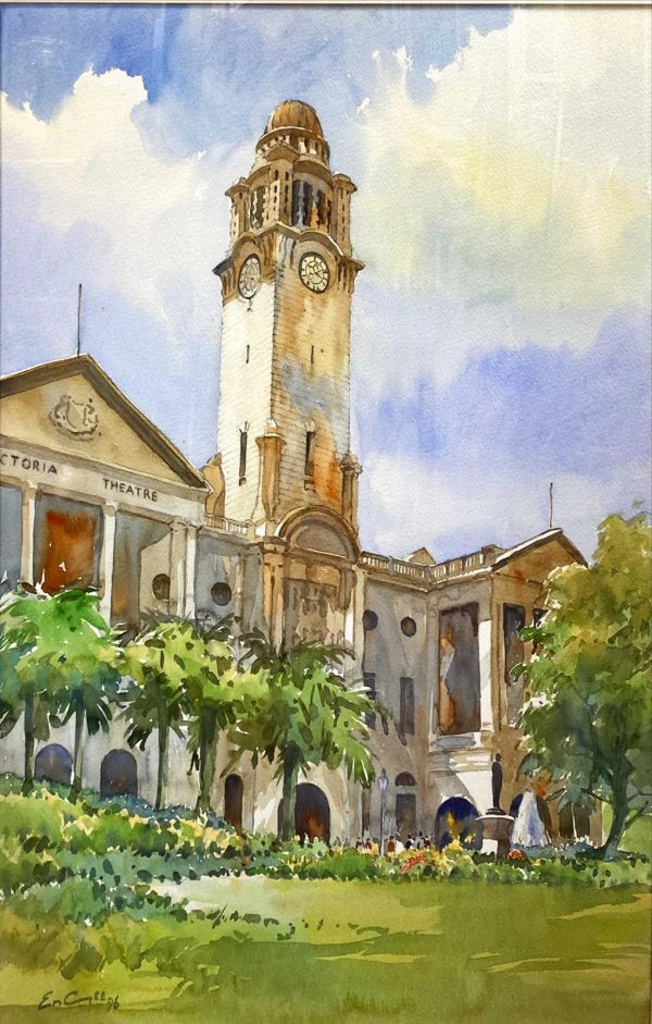 KEG_L001_S_Victoria Theatre_维多利亚剧院_76x56cm_$8000_Watercolour on paper