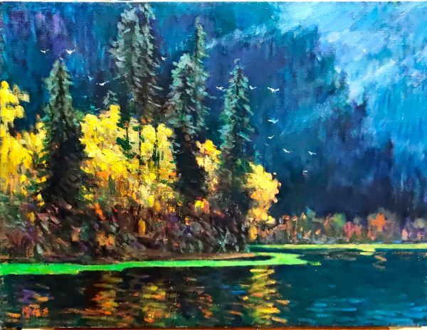 HZX_L011_C_Valley_幽谷_50x65cm_$6800_Oil on canvas HZX_L011_C_Valley_幽谷_50x65cm_$6800_Oil on canvas