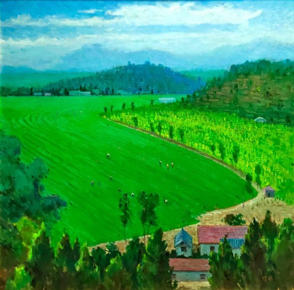 HZX_L022_C_Farming_耕耘_79.5x79.5cm_$13800_Oil on canvas