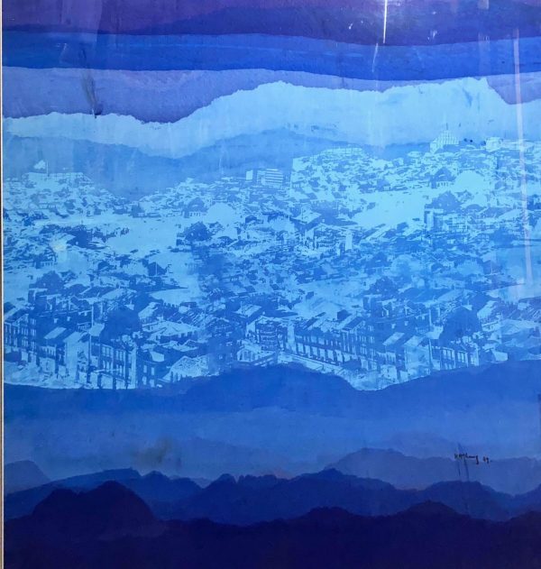 TKH_AA014_S_ Blue Mountain_兰色山脈_81x87cm_$10000