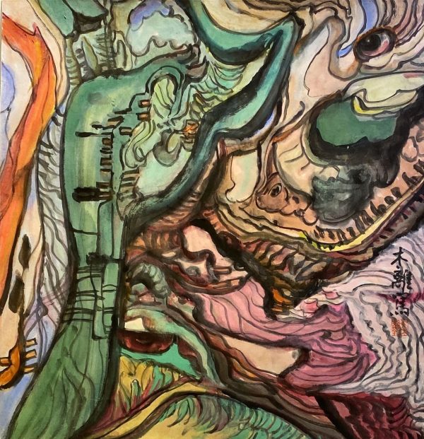 WML_CFL014_C_2023_自然物语之一_68x68cm_$6800_Chinese Ink