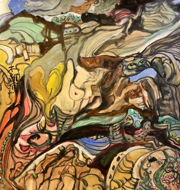 WML_CFL016_C_2023_自然物语之三_68x68cm_$6800_Chinese Ink