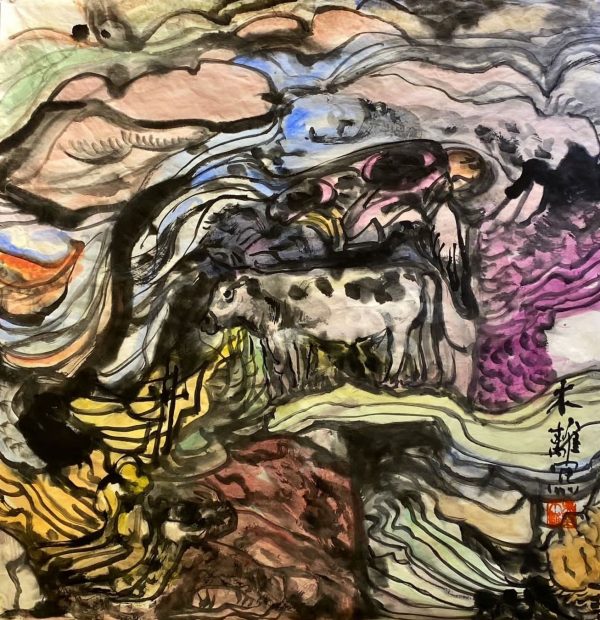 WML_CFL021_C_2023_自然物语之八_68x68cm_$6800_Chinese Ink