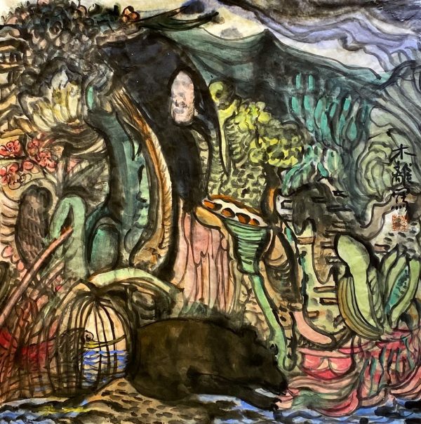 WML_CFL023_C_2023_自然物语之十_68x68cm_$6800_Chinese Ink