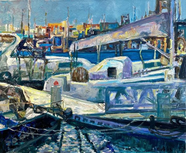 17_码头_50x60cm_$2600