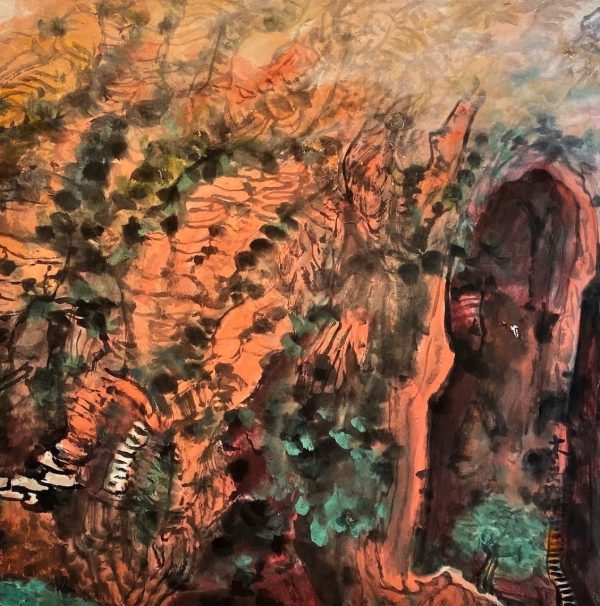 18. 远古-69x69cm-$6800-chinese ink 18. 远古-69x69cm-$6800-chinese ink