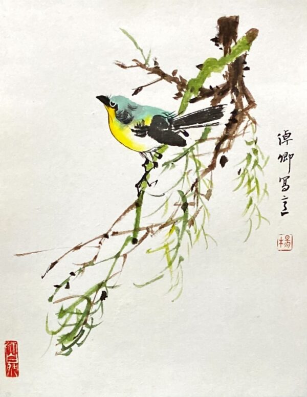 春曲-33x28cm-片-Chinese ink