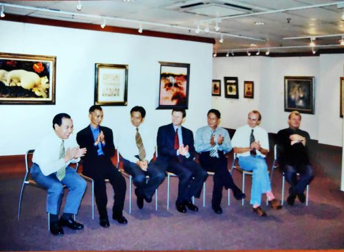 15) 1998 French Art Exhibition at Orchad Point Exhibition Hall