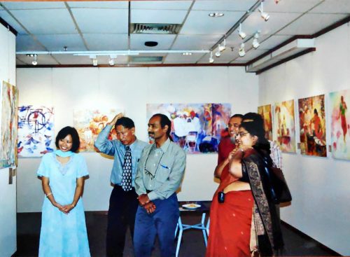 19) 2000 Dilip And Deepak Art Exhibition At Orchard Point Exhibition hall