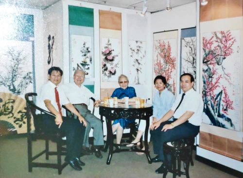 2) 1991 August Prof. Zhou Hua Art Exhibition at Orchard Point Exhibition Hall