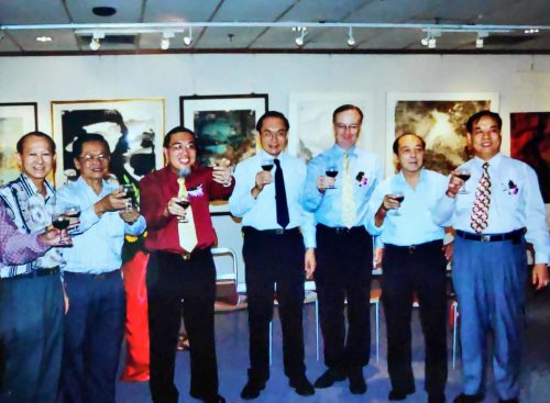 21) 2000 Stephen Leong Chun Hong Art Exhibition Opening Cocktail at Recreation Art Orchard Point