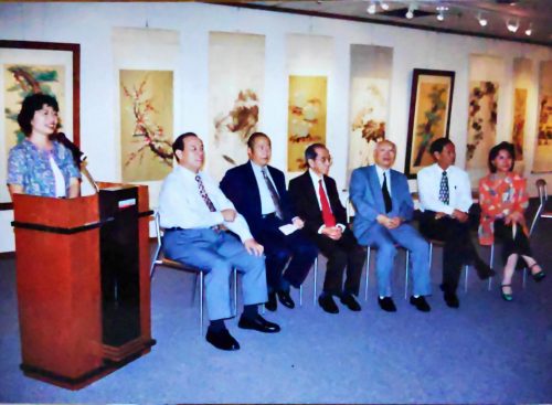 22) 2000 Finger Painting Master Wu Tsai Yen 90th Birthday Art Exhibition At Orchard Point Exhibition Hall