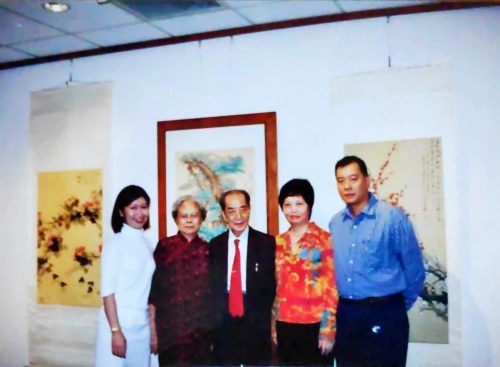 23) 2000 Finger Painting Master Wu Tsai Yen 90th Birthday Art Exhibition At Orchard Point Exhibition Hall